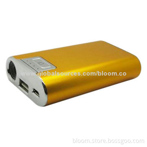 OEM Power Bank, 7,800mAh with 1W LED Flashlight, 5V DC/1A Input, 2 Years WarrantyNew